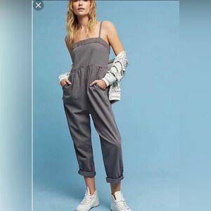 Gray Anthropologie Women's Jumpsuit small